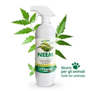 Florea Neem Spray Pronto all'Uso 750ml | Antiparassitario Naturale all'Olio di Neem