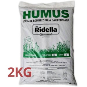 Los Ridella Humus di Lombrico Californiano 2Kg | Ammendante Organico Naturale