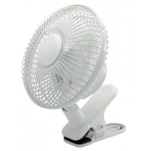 Ventilatore a Clip Ø20cm | Ventola 15cm 15W a 2 Velocità per Coltivazione Indoor
